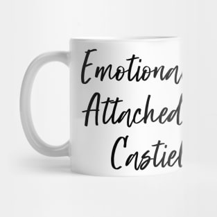 Emotionally attached to Castiel Mug